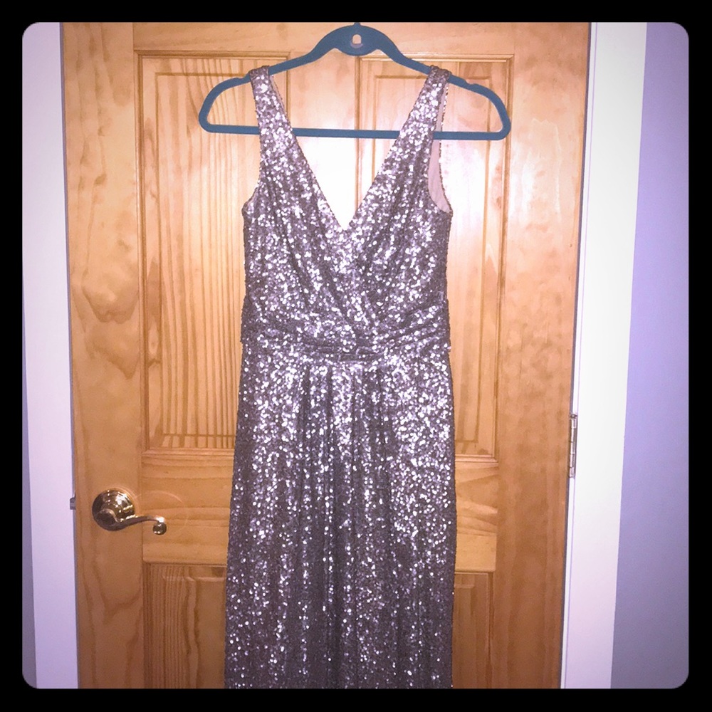 Floor Length Sequin Dress